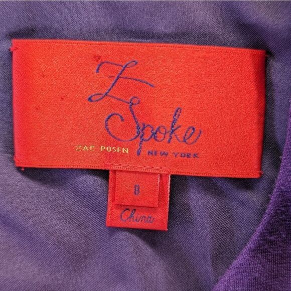 Zac Posen Z Spoke Dress 8 Whimsigoth Quiet Luxury Cocktail Preppy Classic Chic - Picture 2 of 10